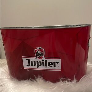 Jupiler Red Beer Ice Bucket